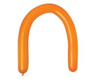 Balloons Gemar, modelling balloon, type 350, orange, 100pcs EOL