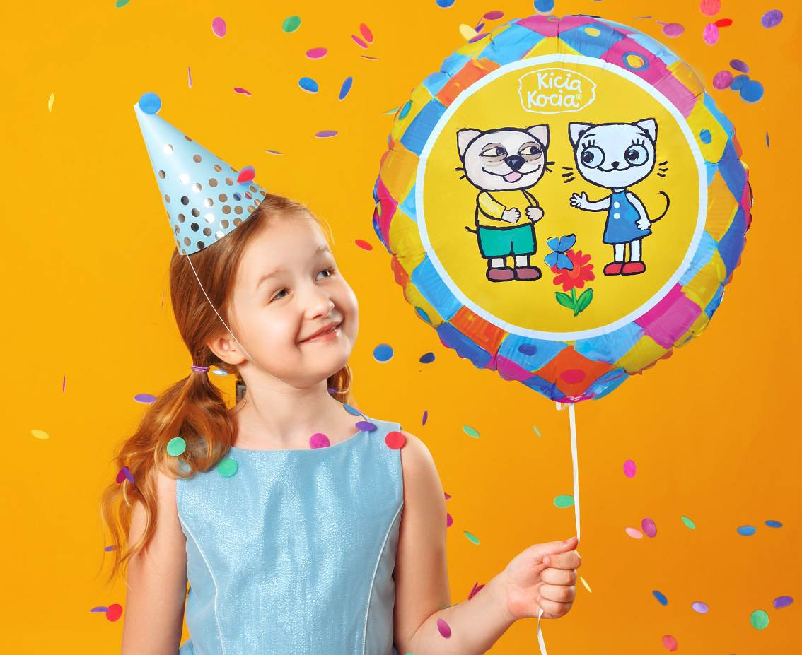 Foil balloon Kicia Kocia - Kocia and Pacek, 18"