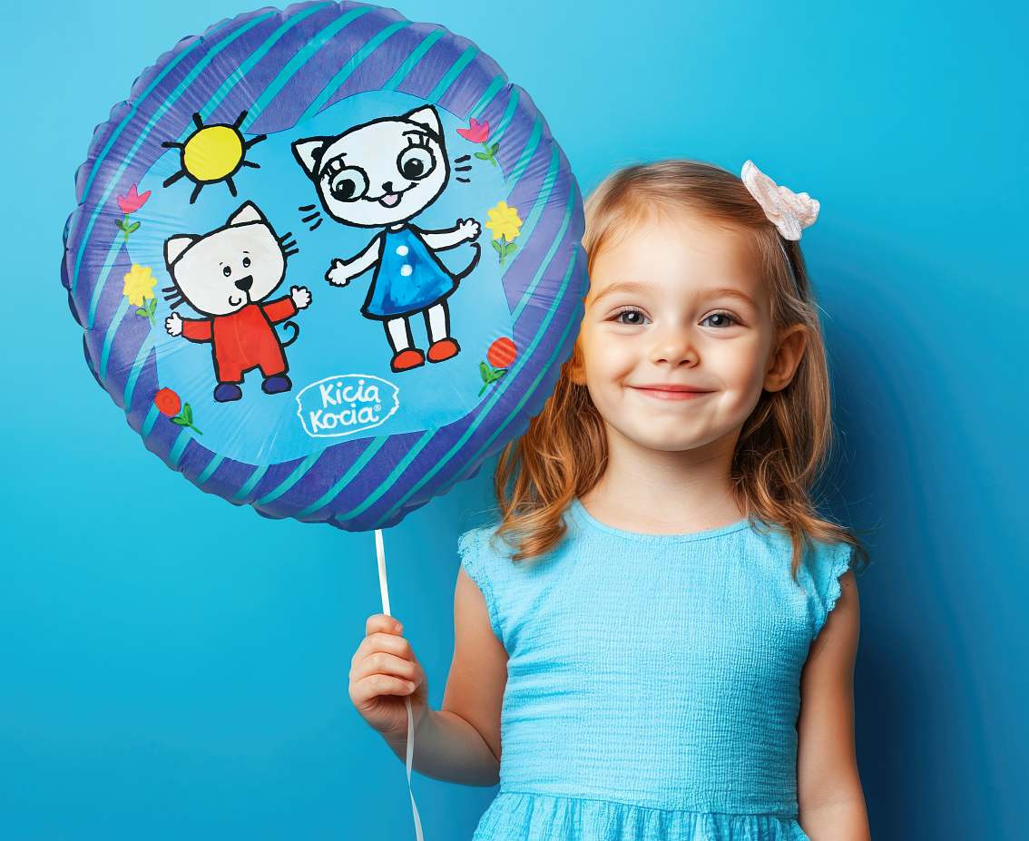 Foil balloon Kicia Kocia - Kocia and Nunus, 18"