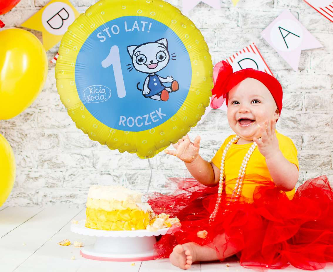 Foil balloon Kicia Kocia - 1, 18"