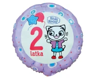 Foil balloon Kicia Kocia - 2, 18"