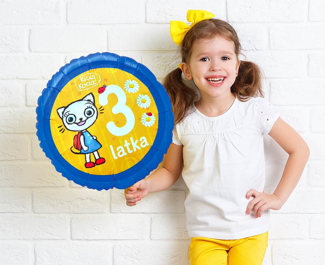 Foil balloon Kicia Kocia - 3, 18"