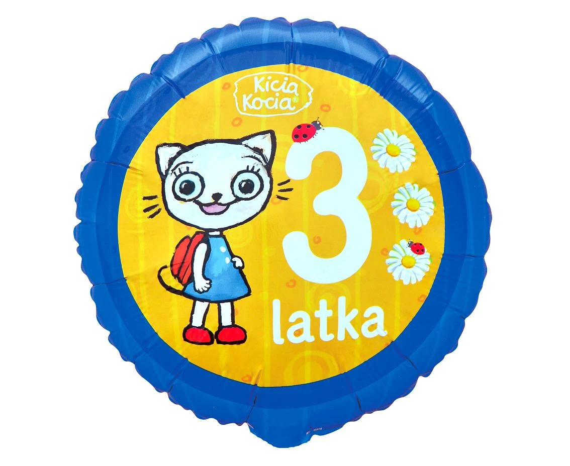 Foil balloon Kicia Kocia - 3, 18"