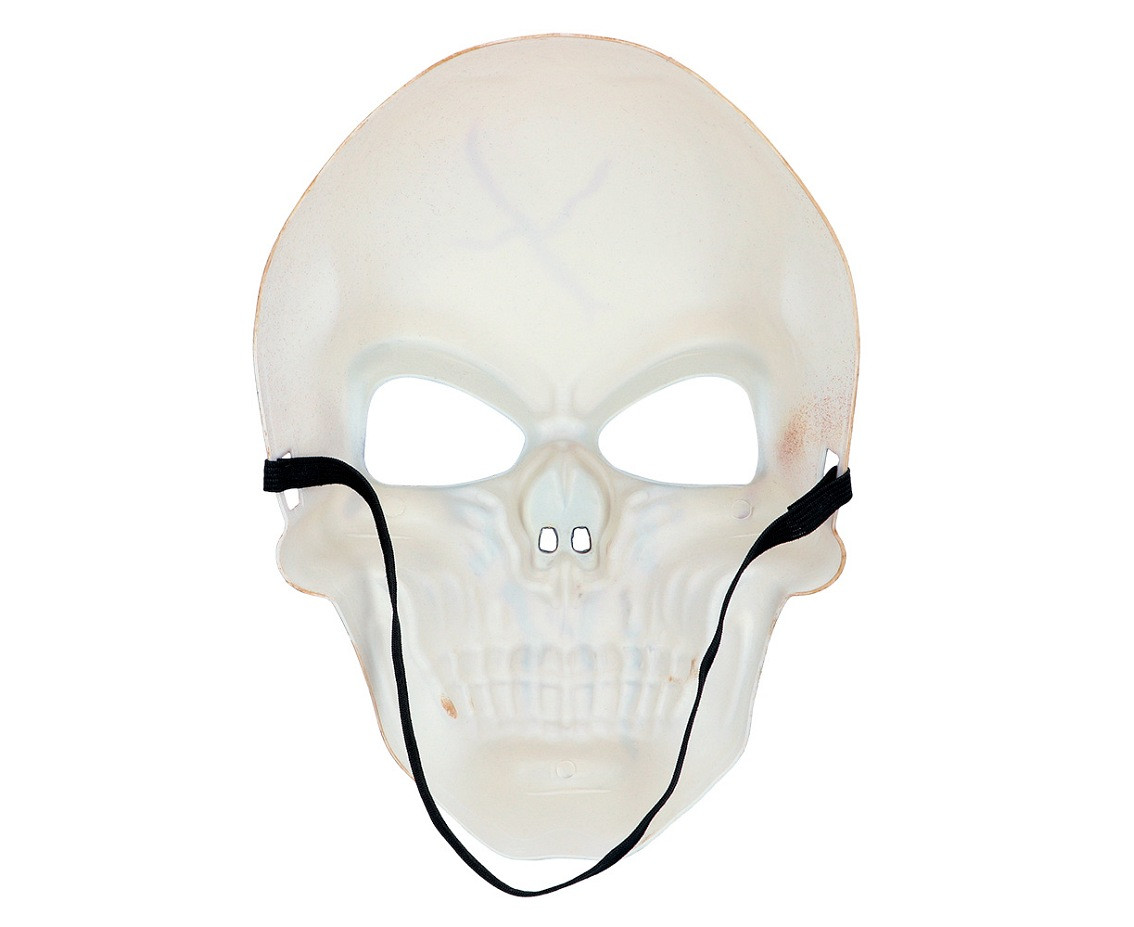 Face mask bloody skull