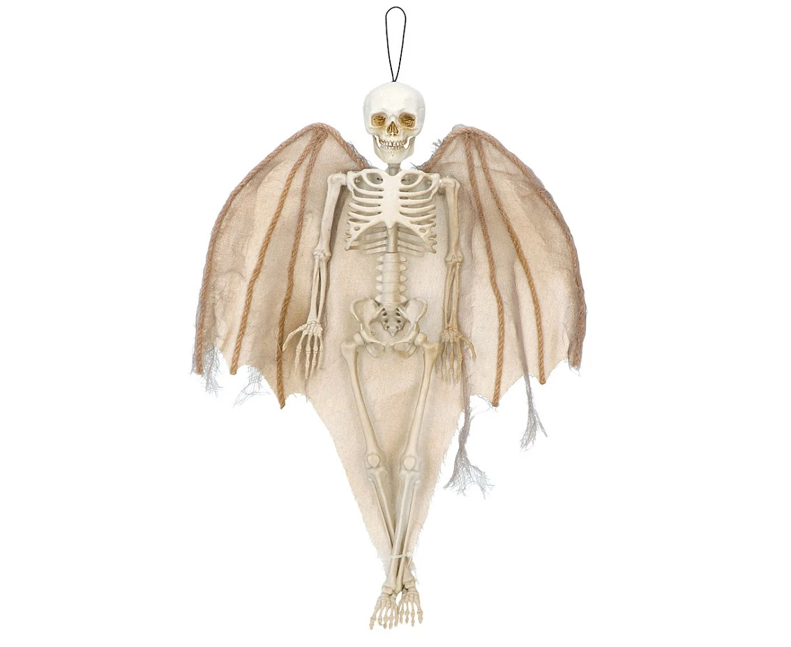 Skeleton angel hanging decoration, 40 cm