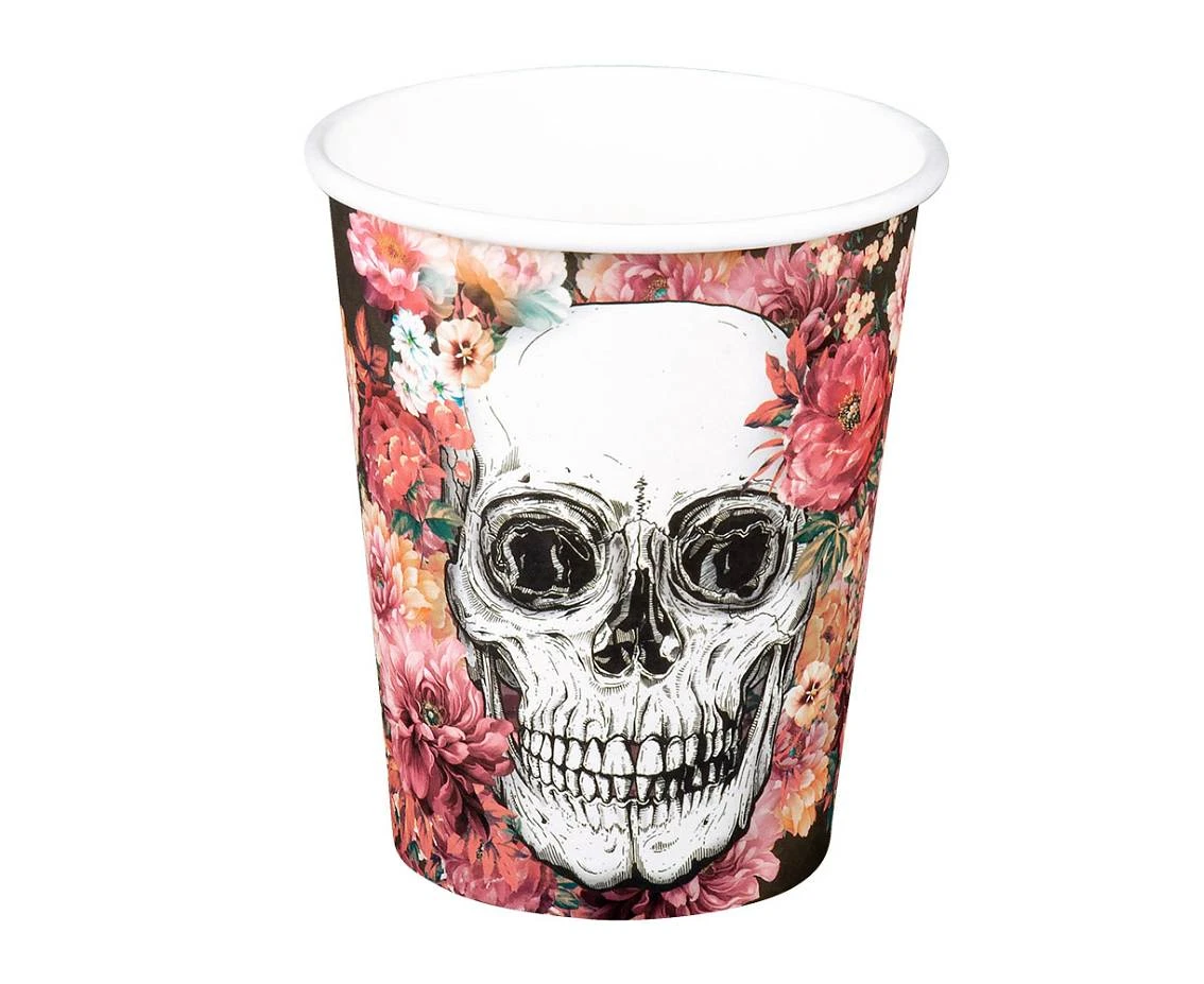 Paper cups Day of the dead 250 ml, 10 pcs