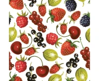 POLMAK Paper napkins Summer Fruits Allover, 33x33 cm, 20 pcs