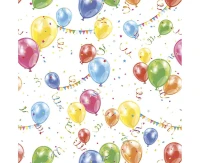POLMAK Paper napkins Serwetki pap. Party Balloons and Garlands, 33x33 cm, 20 pcs