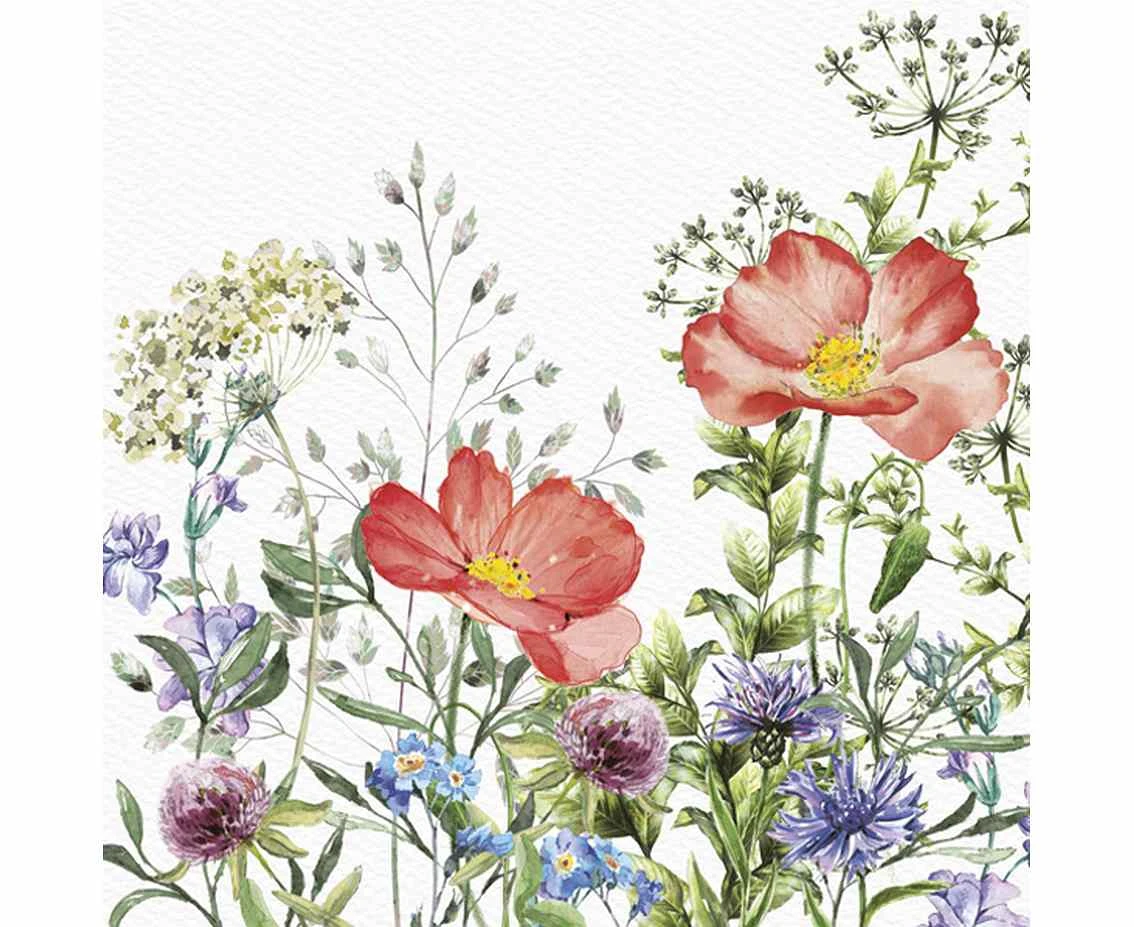 POLMAK Paper napkins Meadow in June, 33x33 cm,  20 pcs