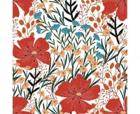 POLMAK Paper napkins Poppy & Wild Flowers, 33x33 cm, 20 pcs