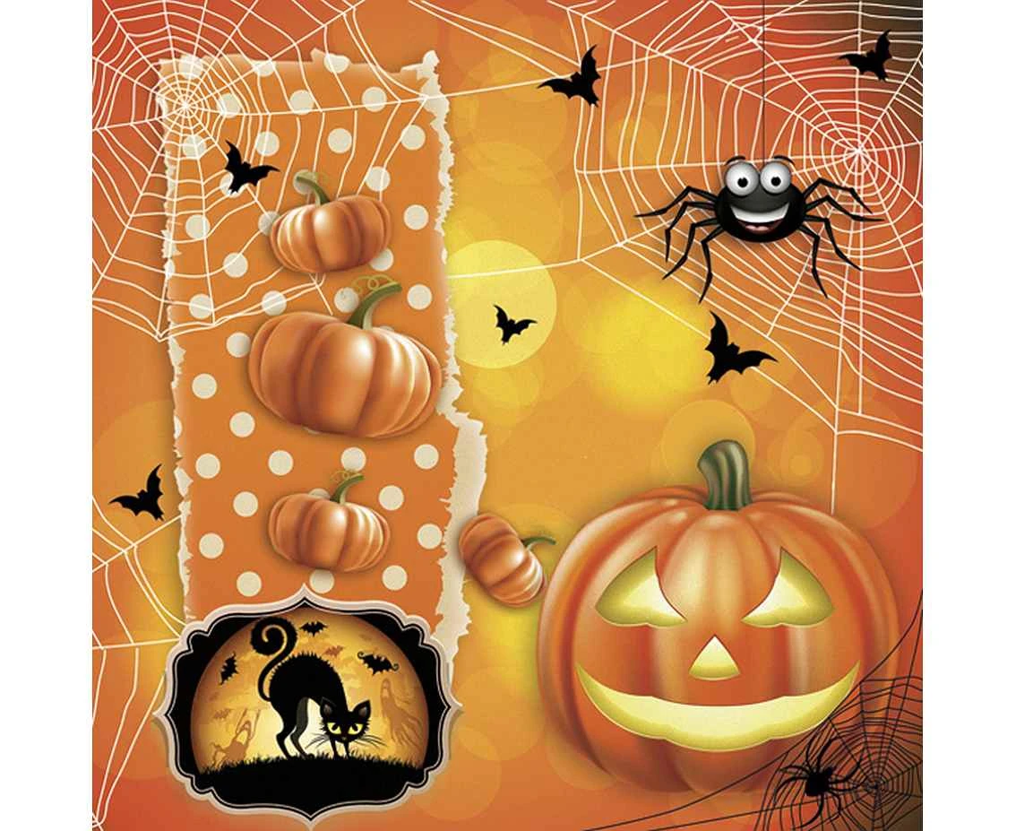 POLMAK Paper napkins Scarry Halloween, 33x33 cm, 20 pcs