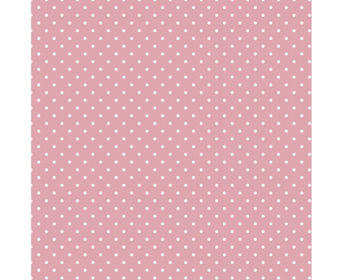 POLMAK Paper napkins White Dots on Pink, 33x33 cm, 20 pcs