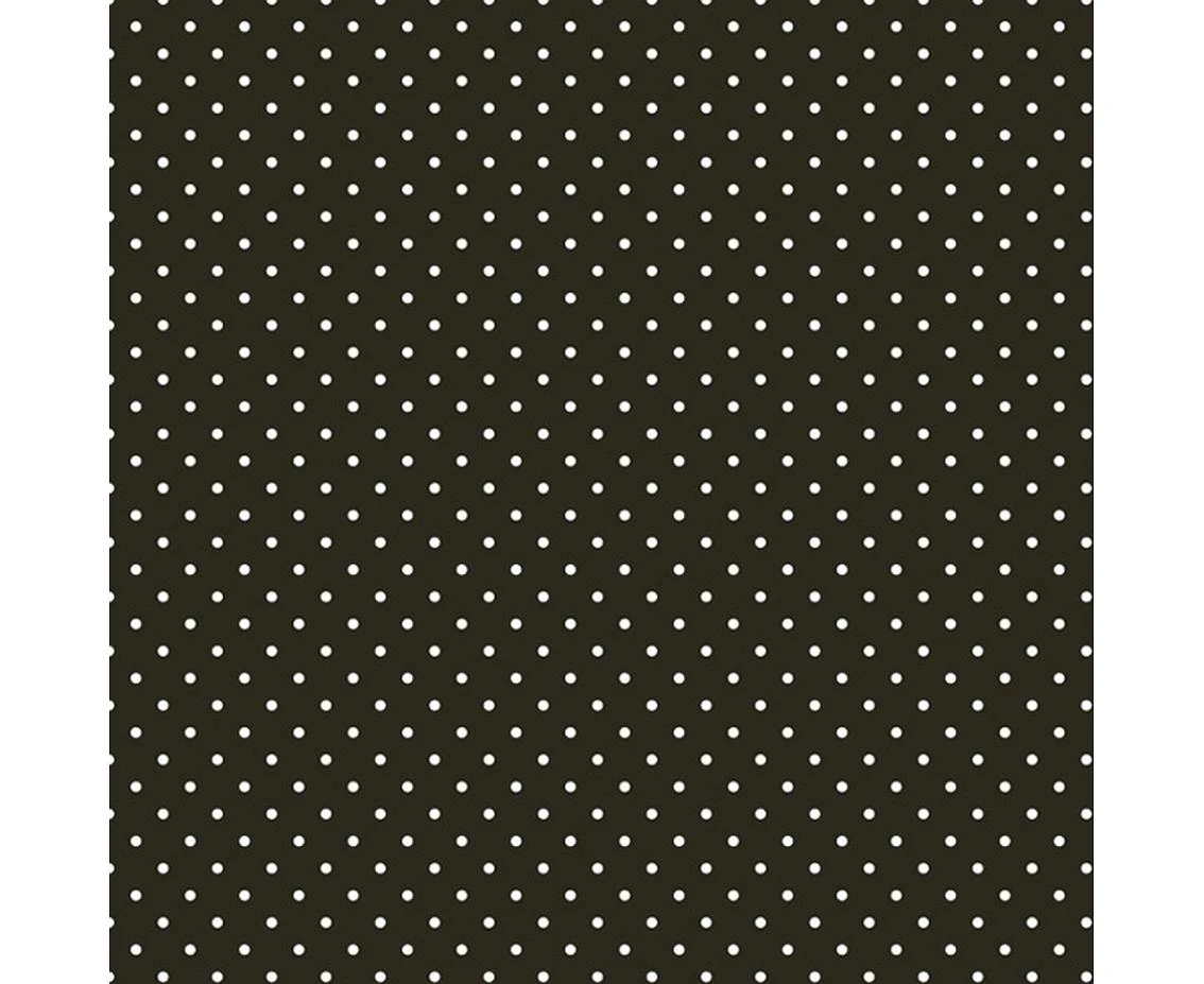 POLMAK Paper napkins White Dots on Black, 33x33 cm, 20 cm