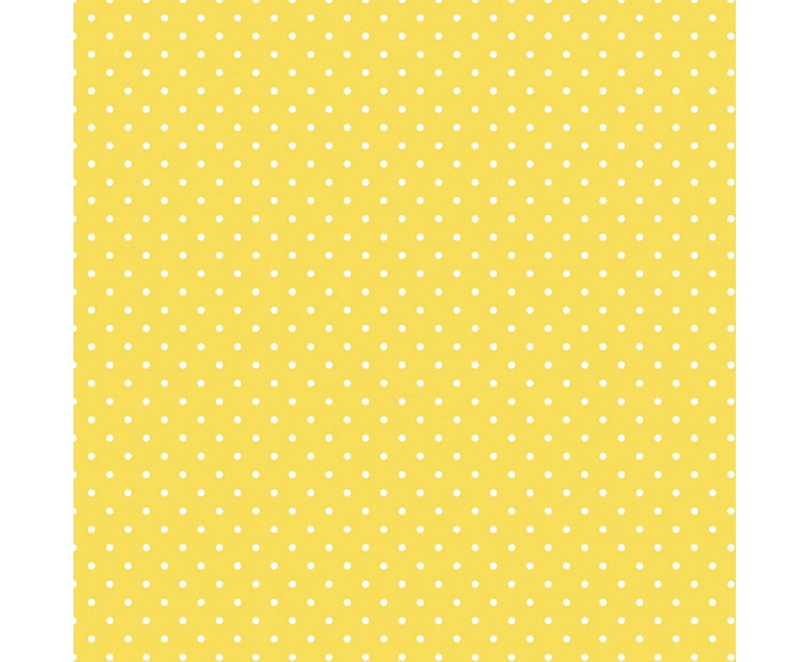 POLMAK Paper napkins White dots on yellow, 33x33 cm, 20 pcs