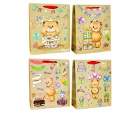 Paper gift bag 32x26x10cm, 1 pc.