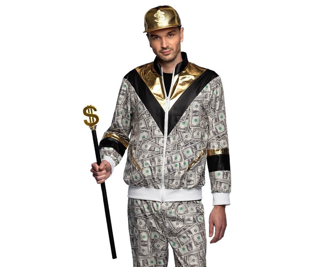 Pimp stick Dollar 3-piece (76 cm)