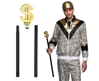 Pimp stick Dollar 3-piece (76 cm)