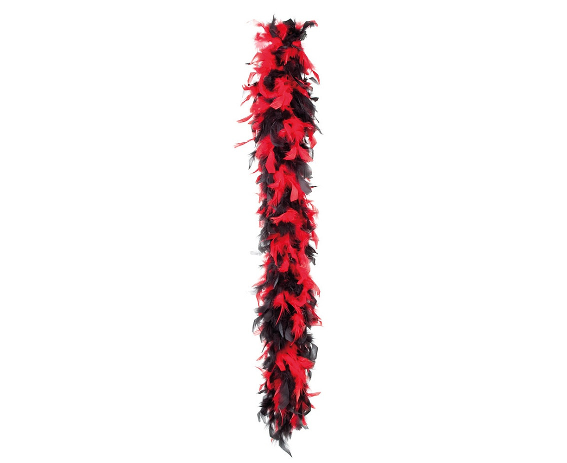 Boa red and black 50 g, 180 cm
