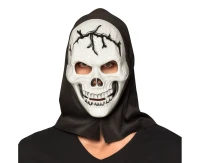 Mask skull with hood