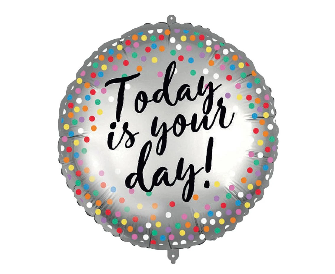 Foil balloon Happy Birthday, 46 cm