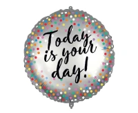 Foil balloon Happy Birthday, 46 cm