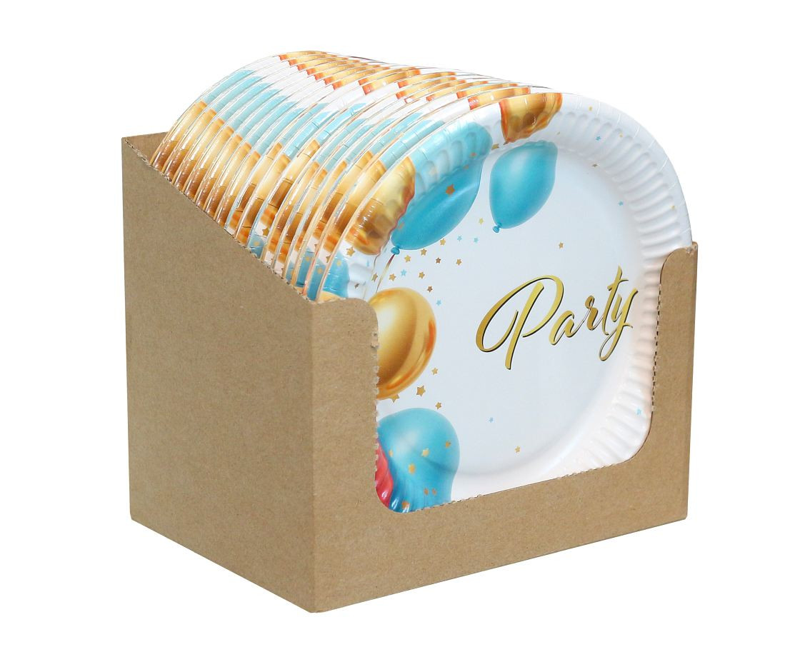 Paper plates Party, 18 cm, 6 pcs.