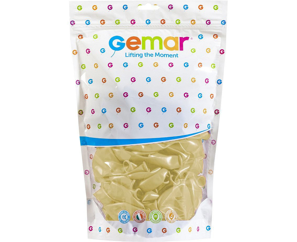 Balloons Gemar 10", pastel butter, 100pcs