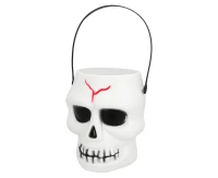 White bucket skull