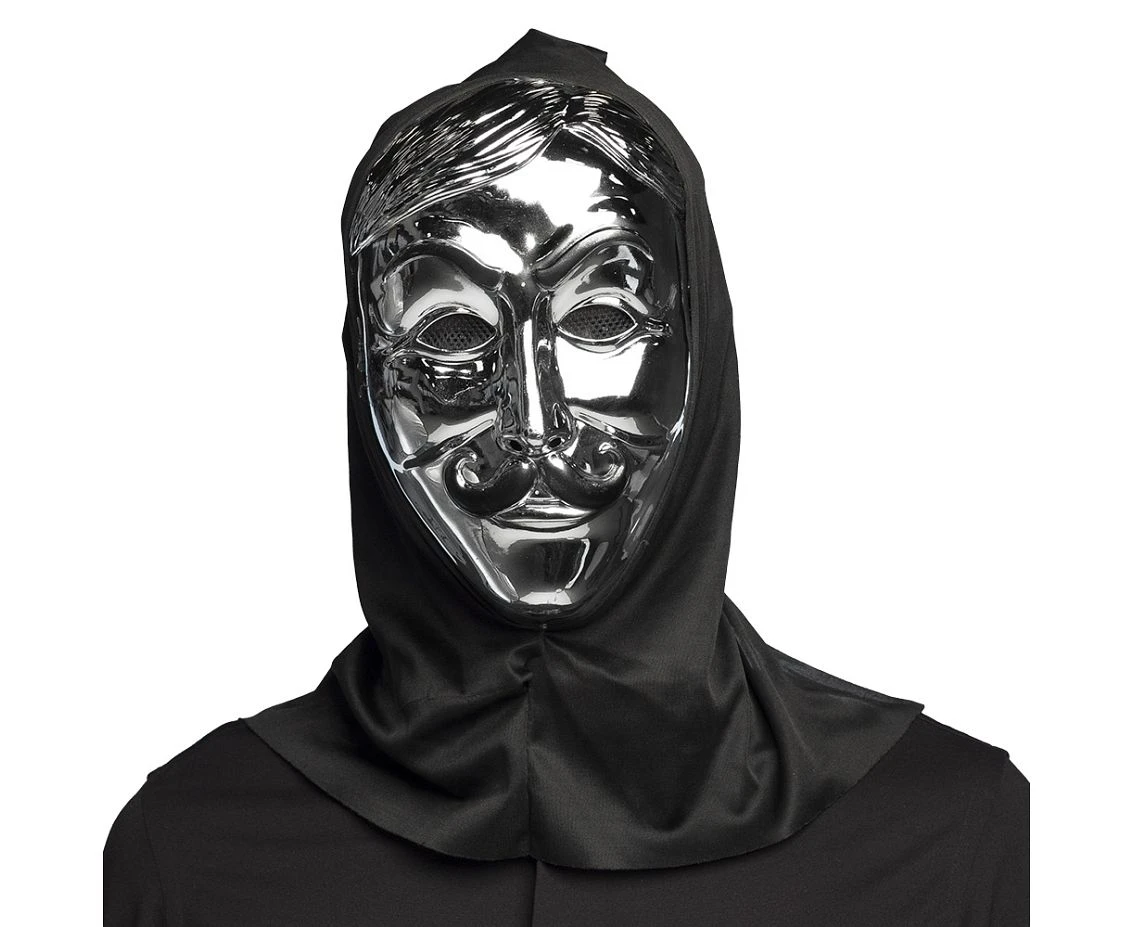 SIiver mask with hood - Stranger EOL