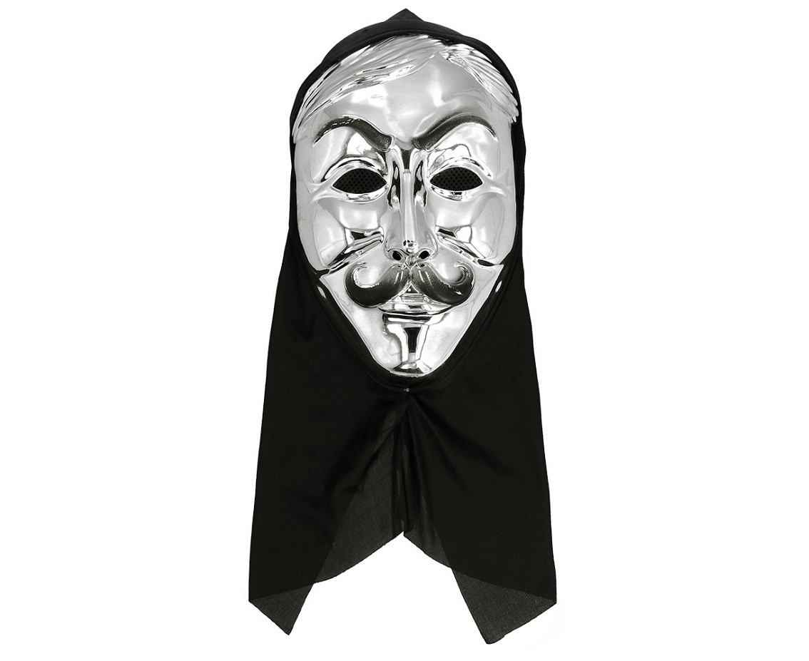 SIiver mask with hood - Stranger EOL