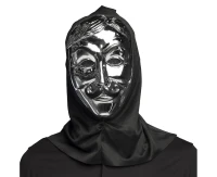 SIiver mask with hood - Stranger EOL