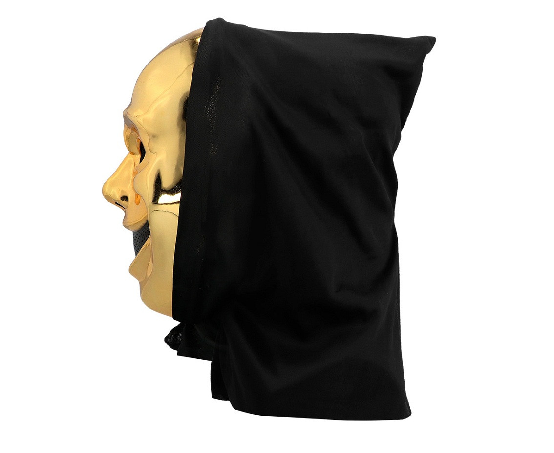 Gold mask with hood- Murder