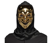 Gold mask with hood- Murder