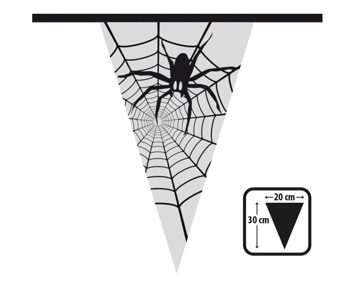 Garland flags- Spider 30x20x600 cm