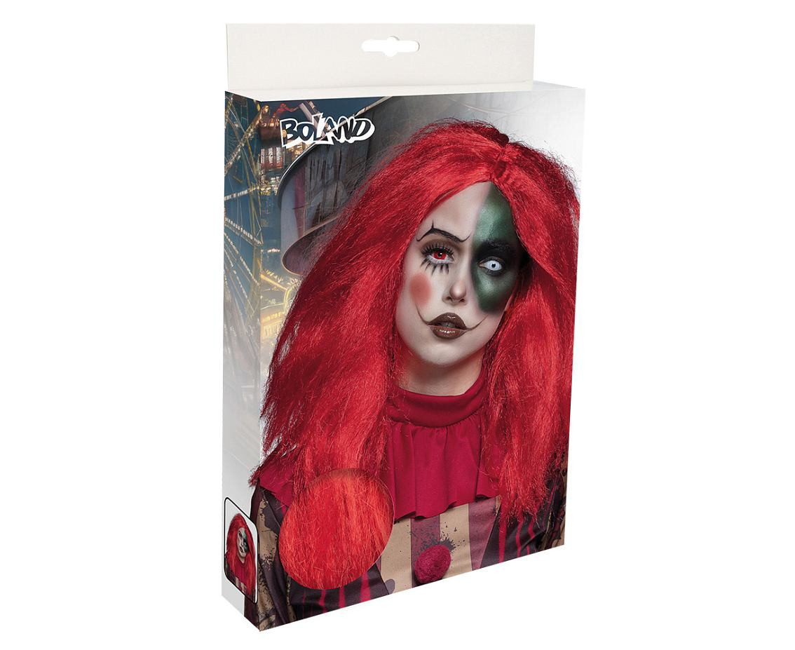 wig red Mrs Clown