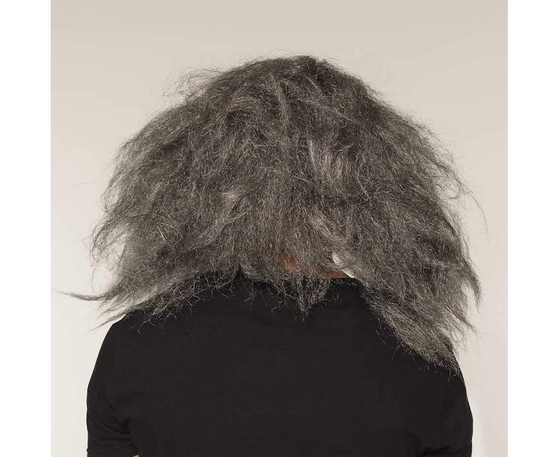 Latex mask Clown Zombie with hair