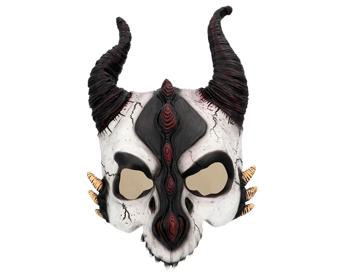 Latex half mask Dragon