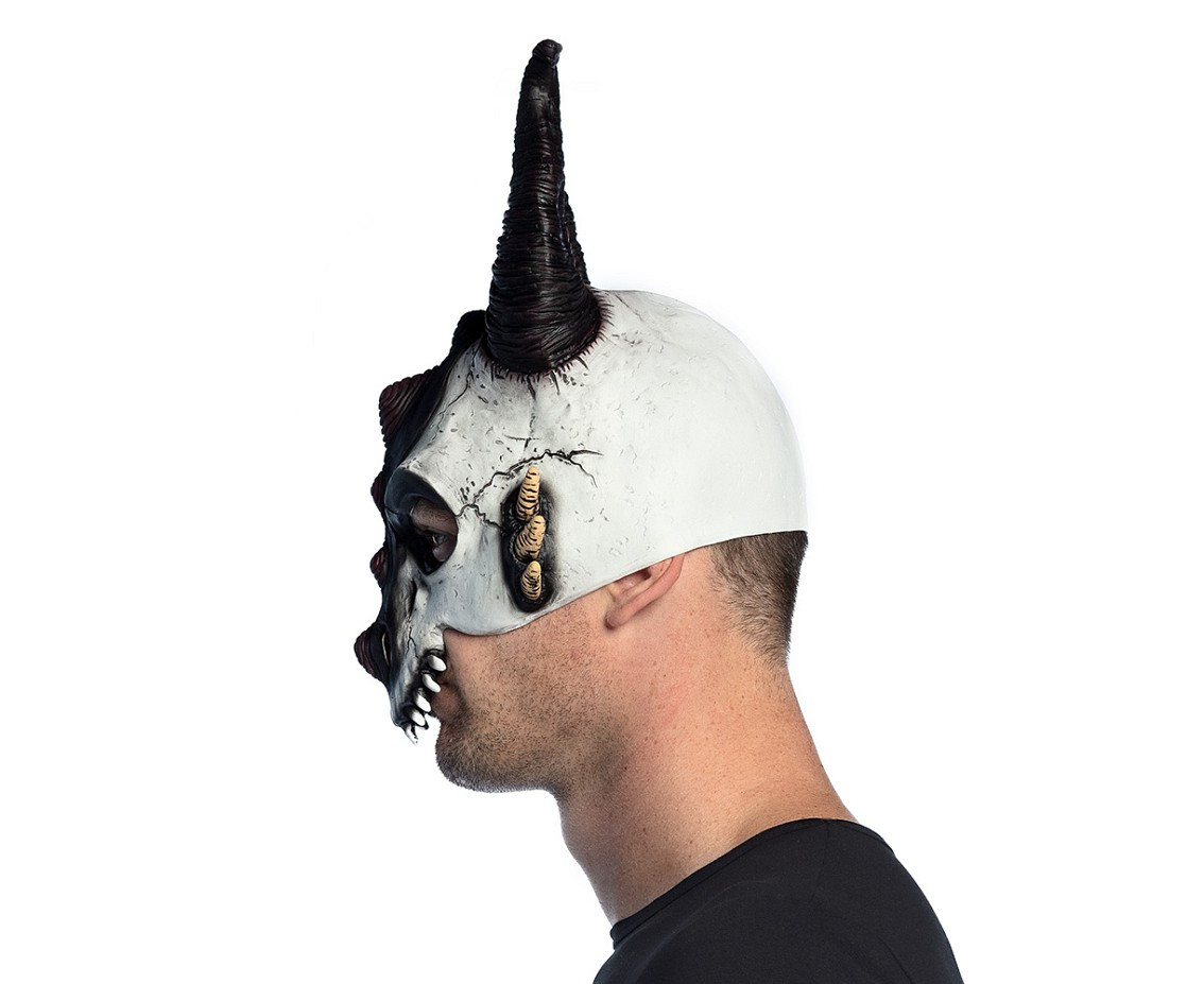Latex half mask Dragon