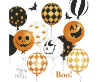 POLMAK Paper napkins Scary Halloween Balloons, 20 pcs.