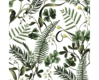 POLMAK Paper napkins Ferns and Green Leaves, 33 x 33 cm,  20 pcs.
