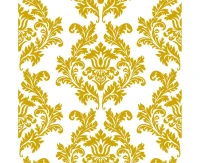 POLMAK Paper napkins White&Gold Wallpaper, 20 pcs.
