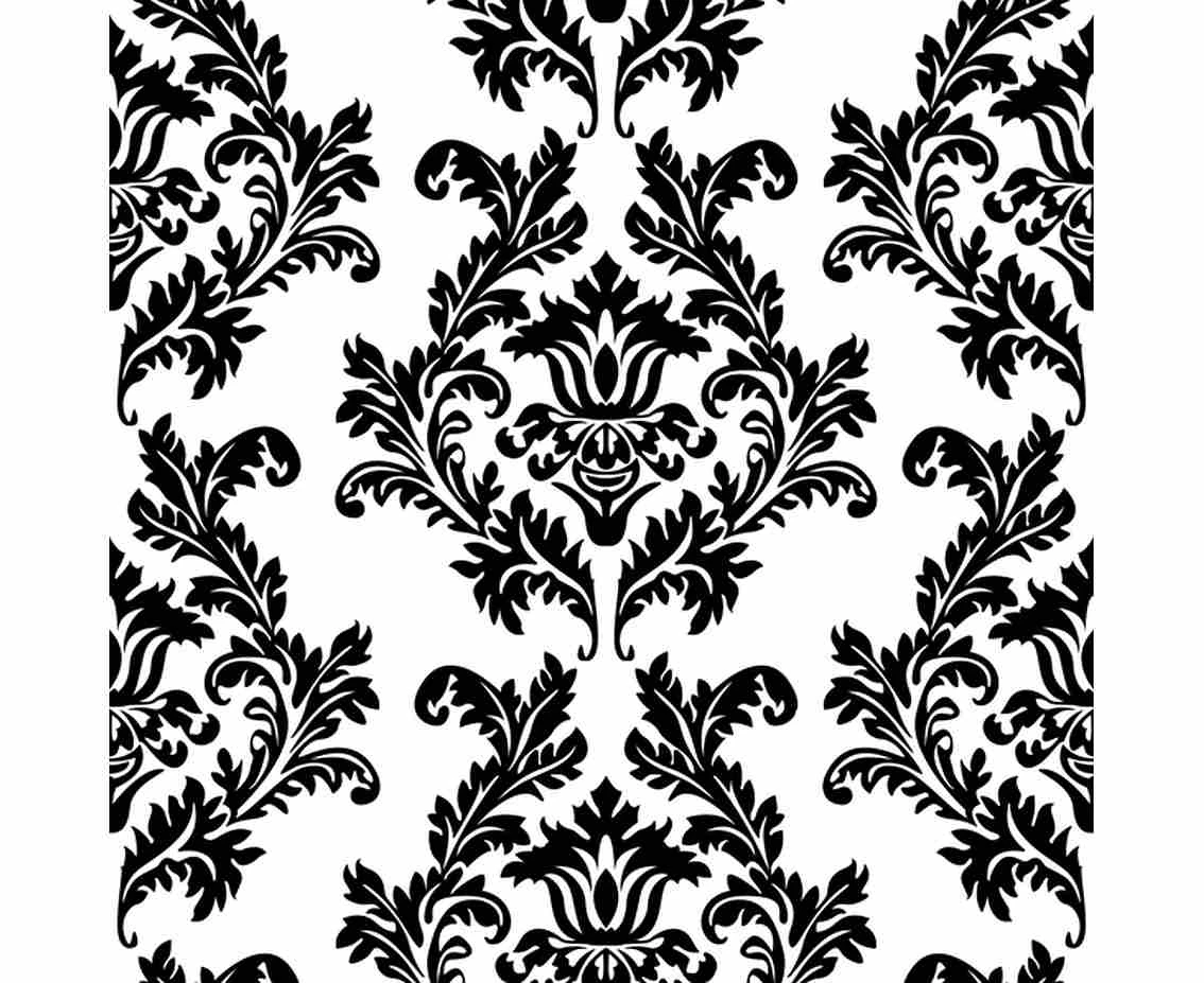 POLMAK Paper napkins White&Black Wallpaper, 20 pcs.