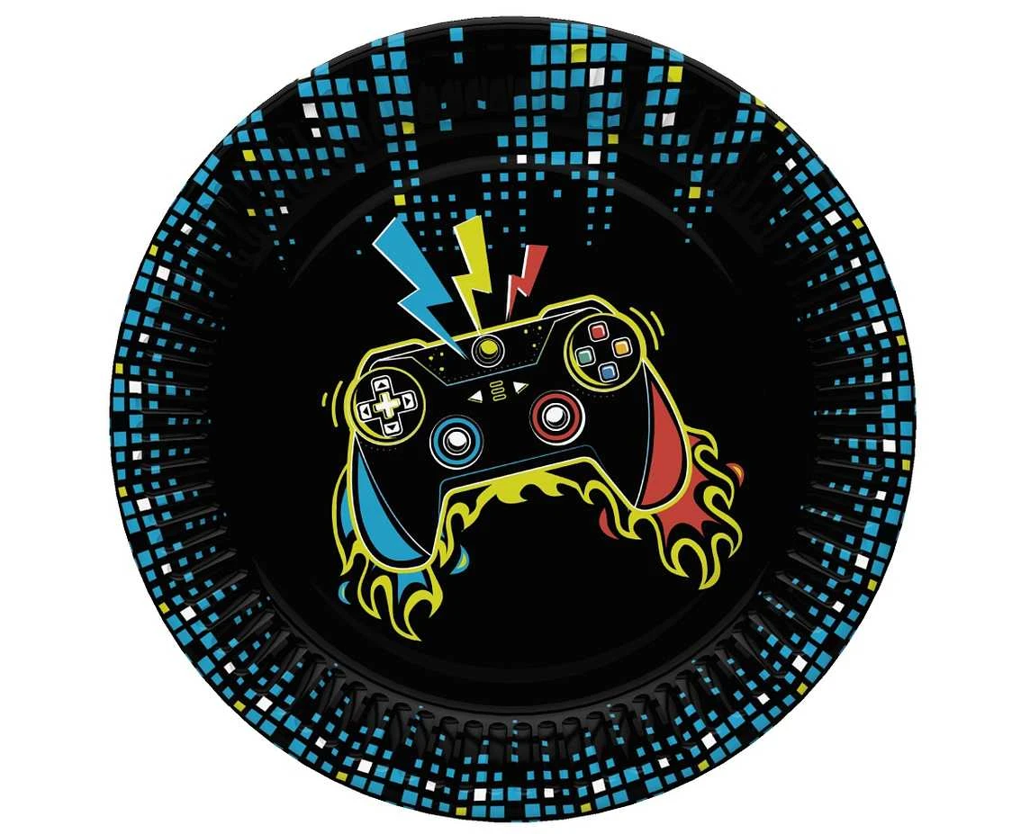 POLMAK Paper plates Play Joystick Pad, 18 cm,  8 pcs.
