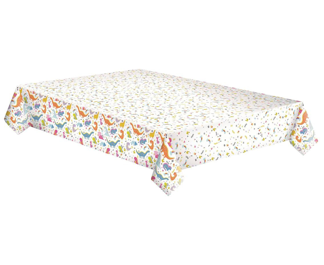 POLMAK Paper tablecloth Funny Dinosuars, 120 x 180 cm