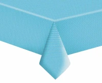 POLMAK Paper tablecloth White Dots on Blue, 120 x 180 cm