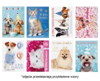POLMAK Glittered 117x167 Birthday Set Laurel. 719 Children''s - Photo, Cats, Youth, Dogs, Animals