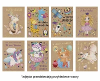 POLMAK Greeting card 127x180 Children''s Birthday - Boy, Girl, Kraft Paper, Birthday