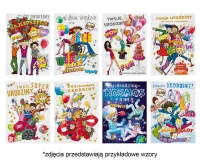 POLMAK Greeting card 127x180 Birthday Youth set. 670 Youthful - Boy, Girl, Graphic, Humor