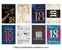 POLMAK Laurel extra 117x167 Birthday 18 set. 685 Graphic - Boy, Girl