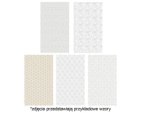 POLMAK Decorative paper P2 200x70cm roll 1 sheet General pattern 22 Graphics - White, Bright, Gold, Silver, Ornaments